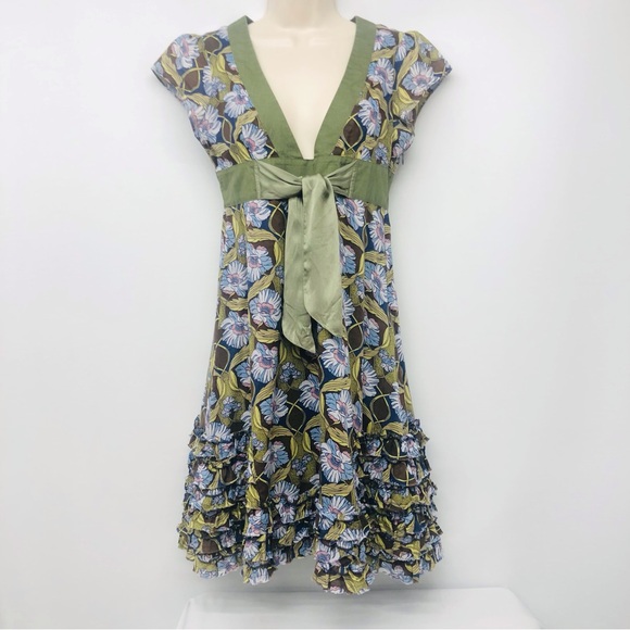 Free People Floral V-neck Dress - Picture 12 of 16